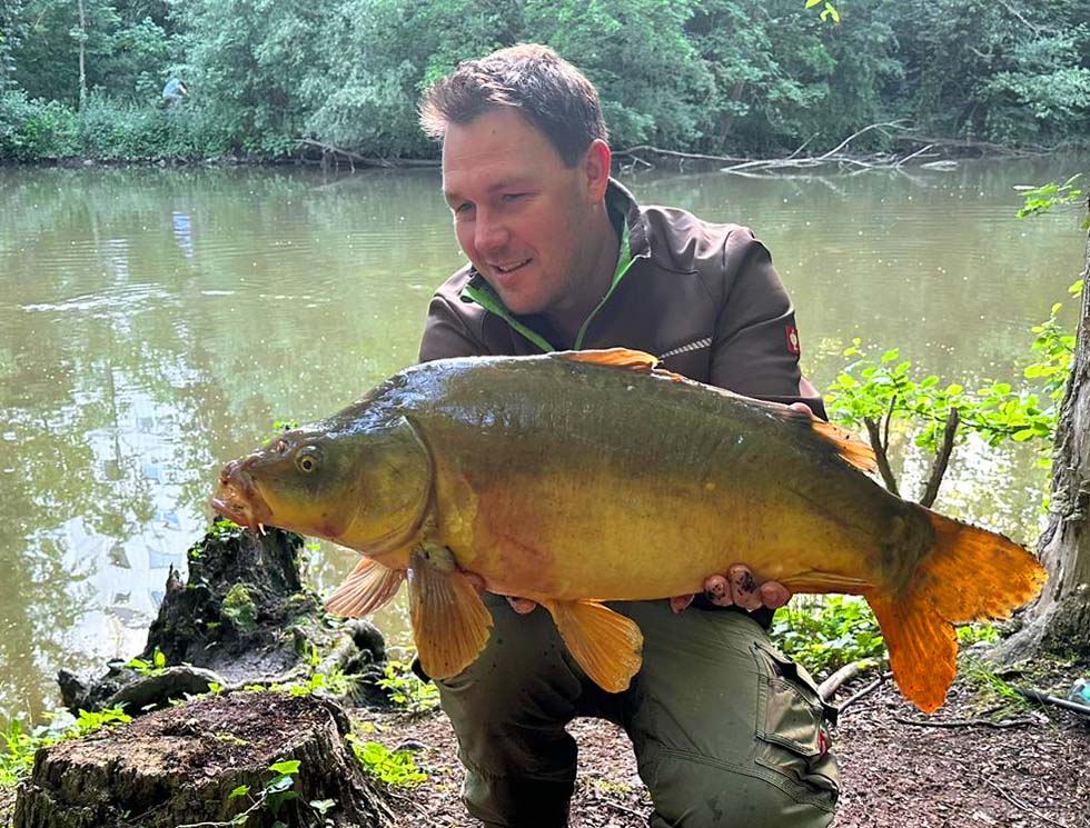 Andreas Walther Karpfen 70 cm 15 Pfund Rednitz