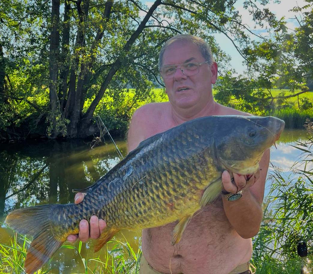 Dieter Franz Schuppenkarpfen 80 cm 9,8 kg Wörnitz